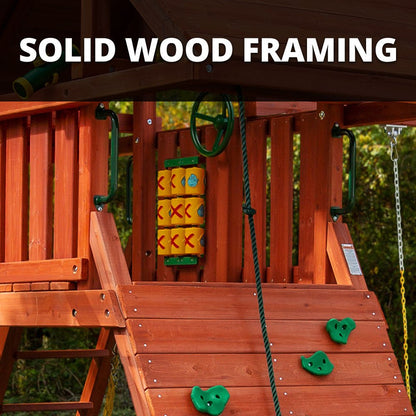 Sun Palace Deluxe Swing Set