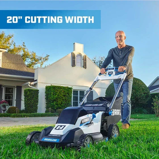 40V 20" Brushless Self-Propelled Electric Lawn Mower Kit