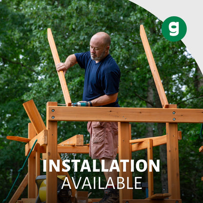 Basic Swing Set with Slide