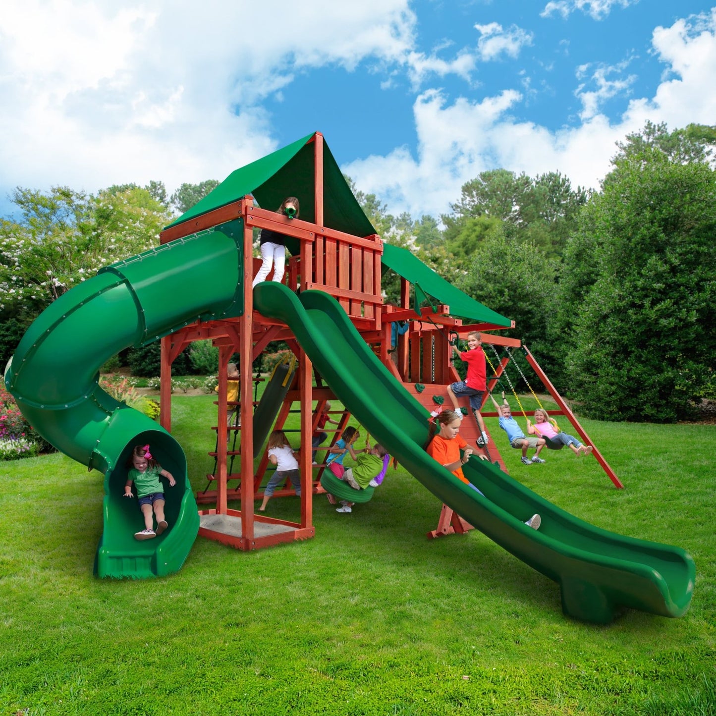 Sun Valley Deluxe Swing Set